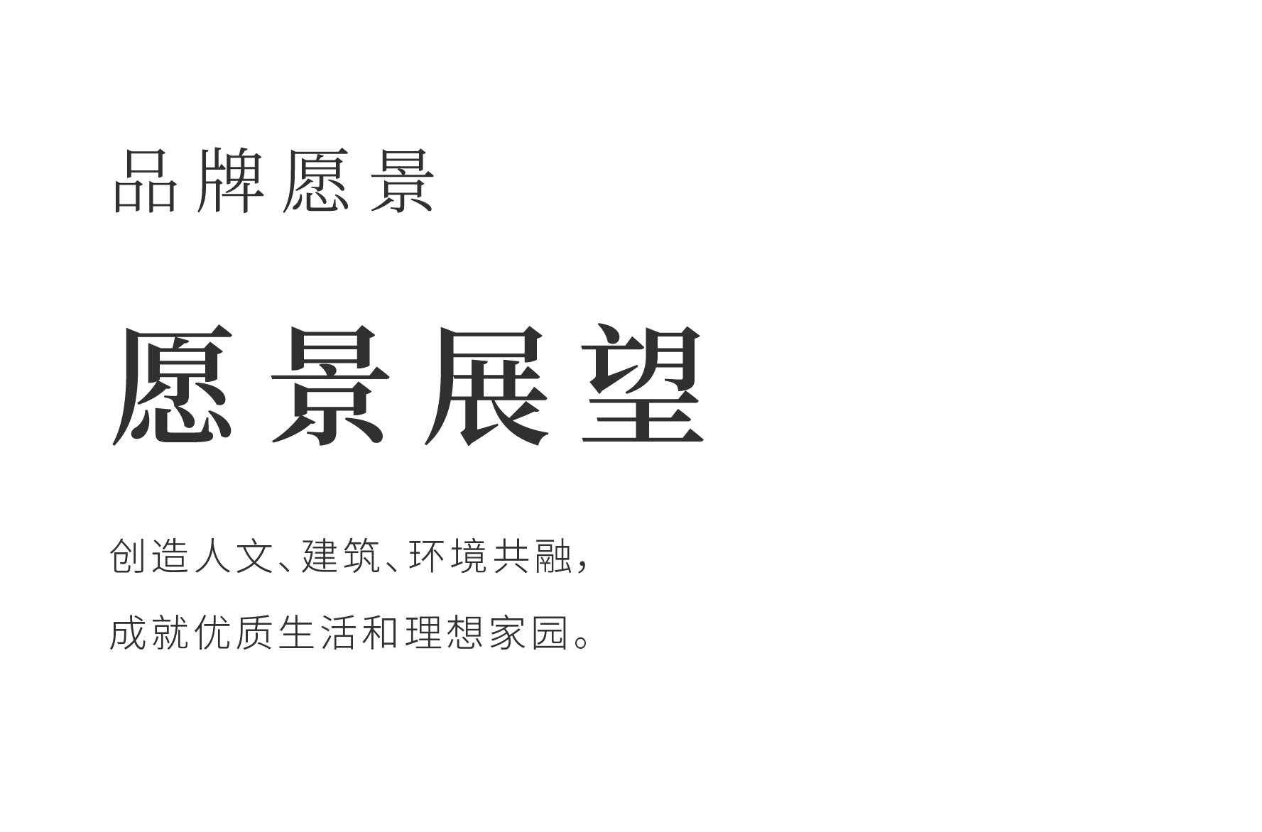 创造人文、建筑、环境共融，成就优质生活和理想家园。